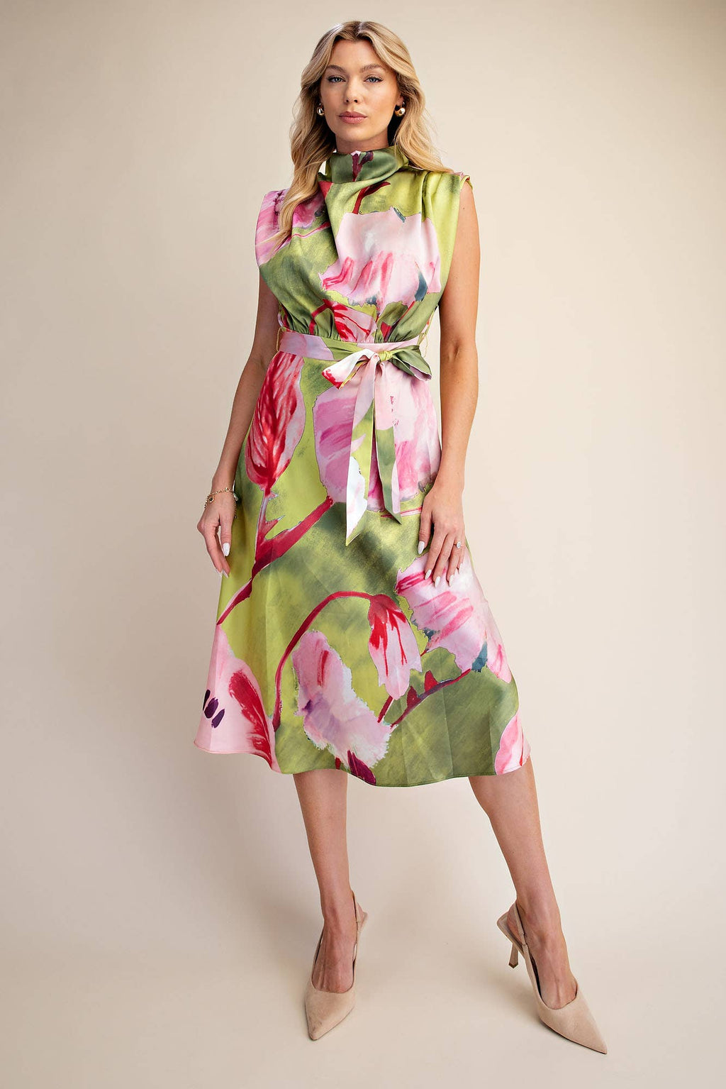 Garden Muse Midi Dress