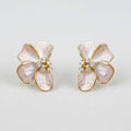 Rosé Petal Earrings