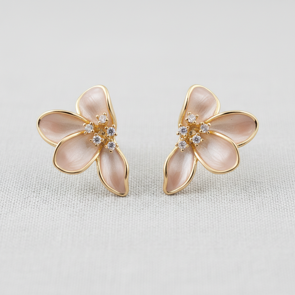 Sweet Magnolia Bloom Earrings