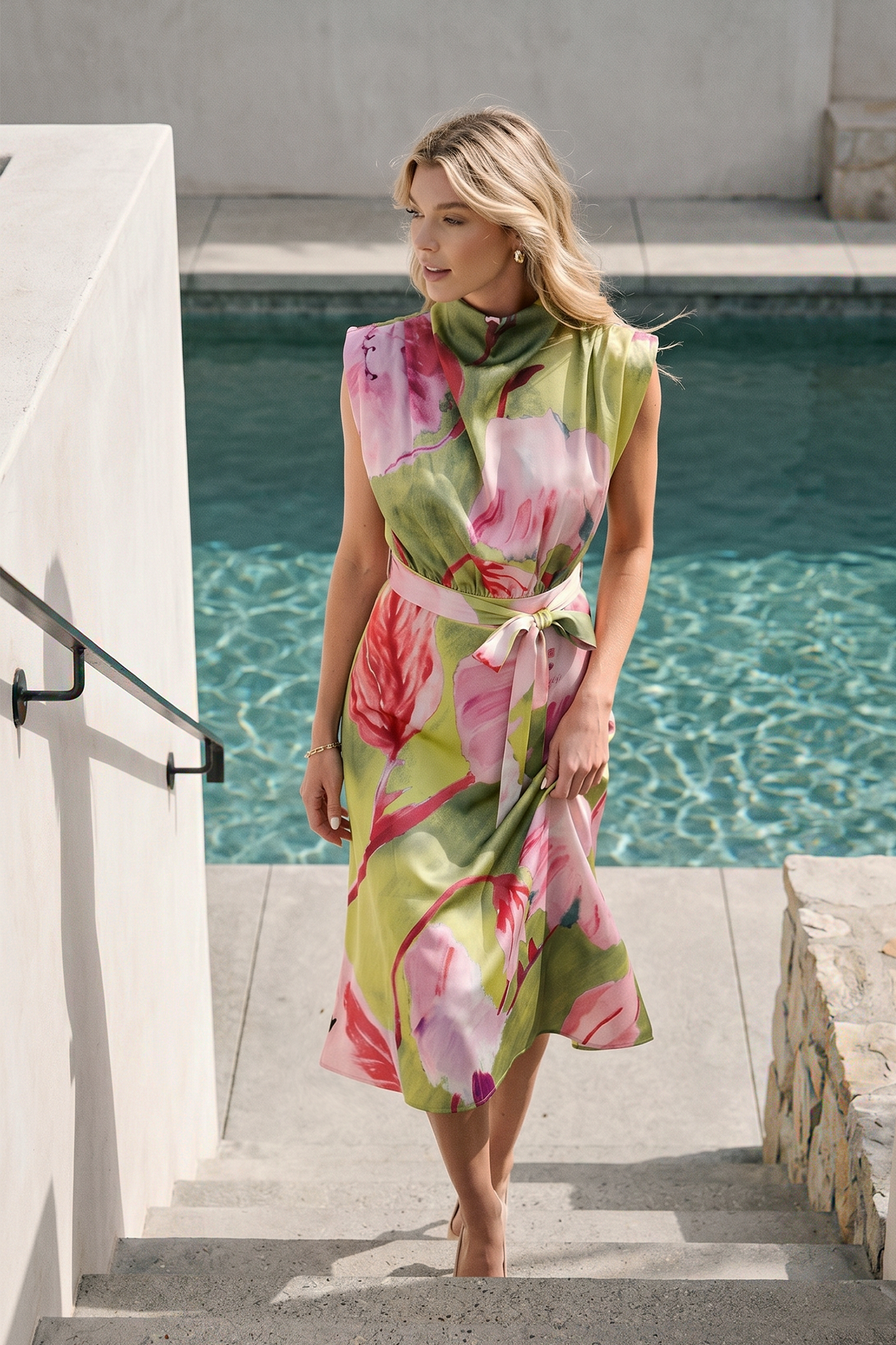 Garden Muse Midi Dress