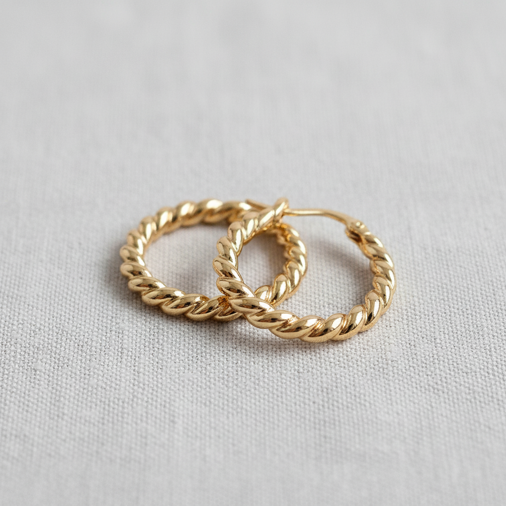 Everyday Twist Hoops