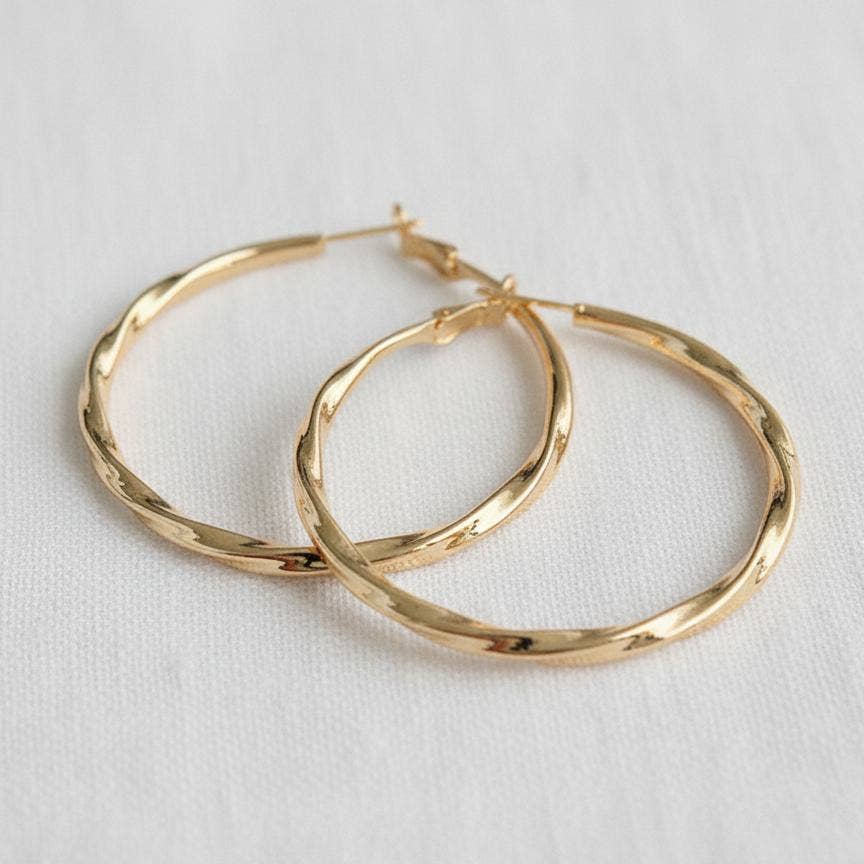 Timeless Twist Hoops