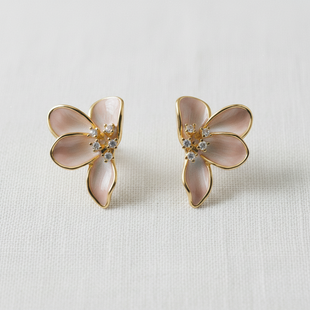 Sweet Magnolia Bloom Earrings