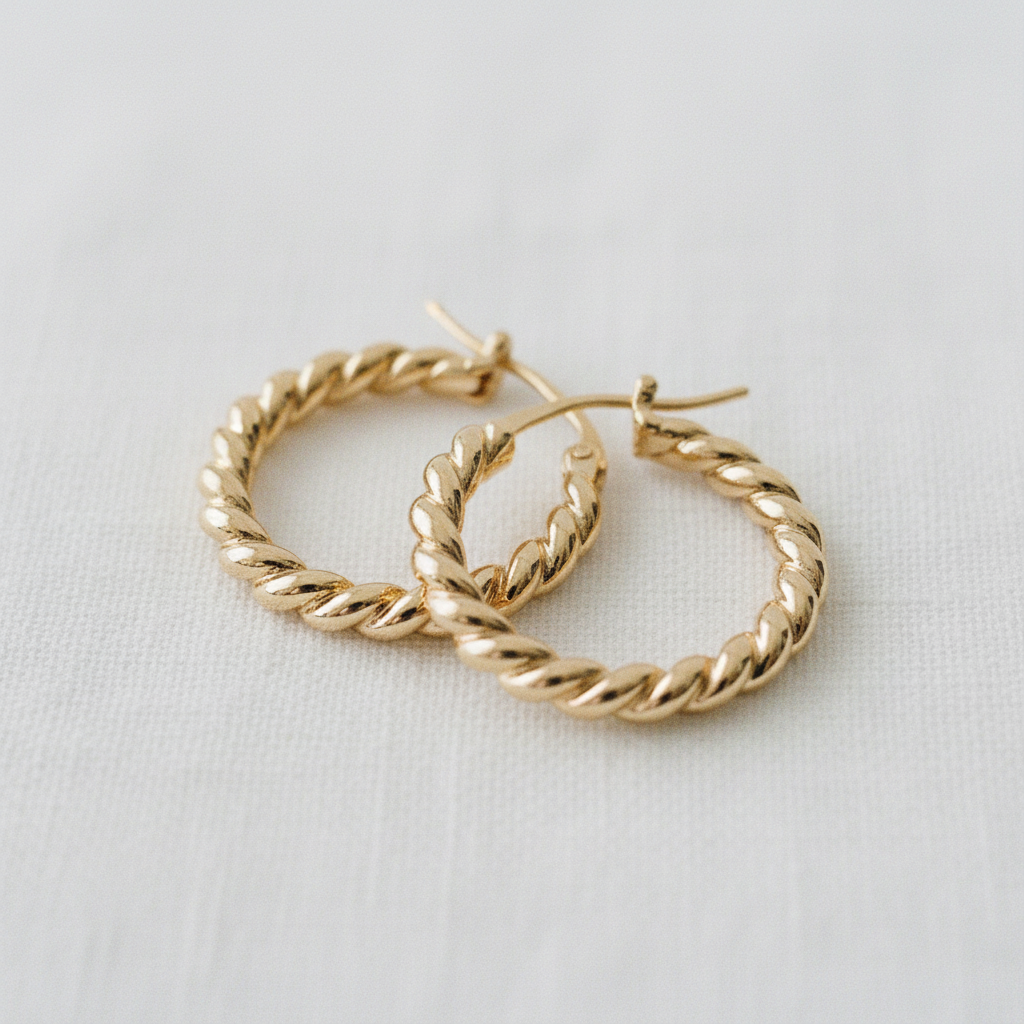 Everyday Twist Hoops
