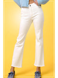 Soft Washed High Waisted Flare Pants