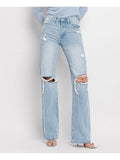 90's Vintage Super High Rise Flare Jeans