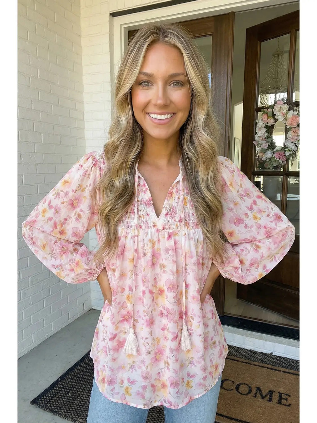 Blushing Bloom Top