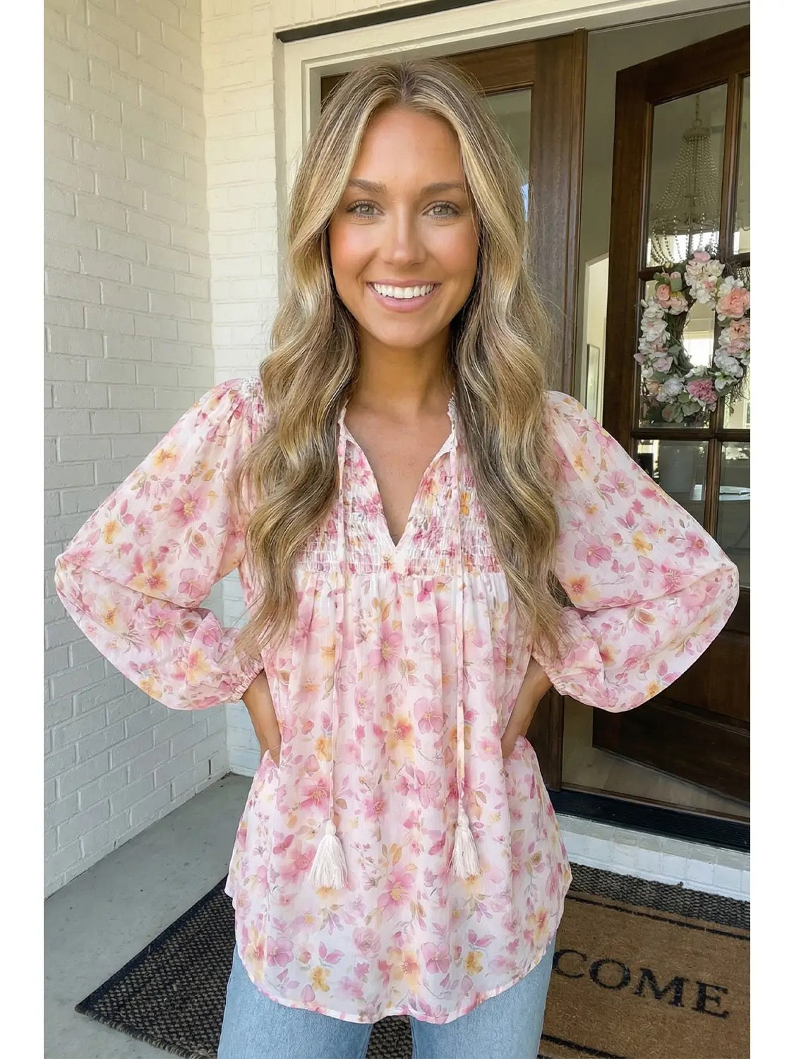 Blushing Bloom Top