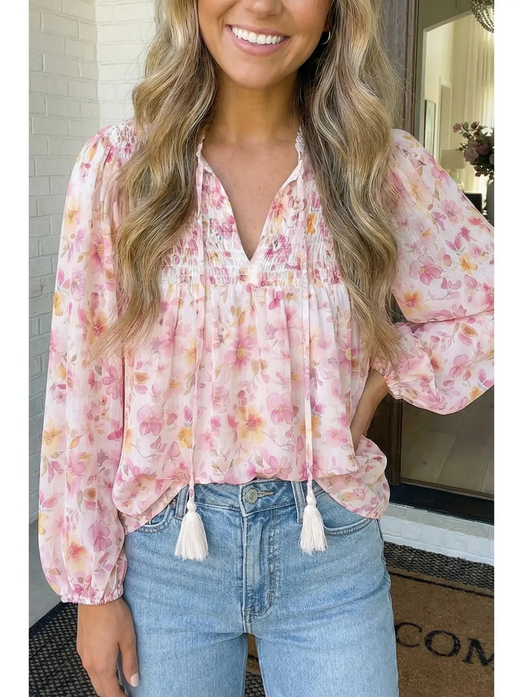 Blushing Bloom Top