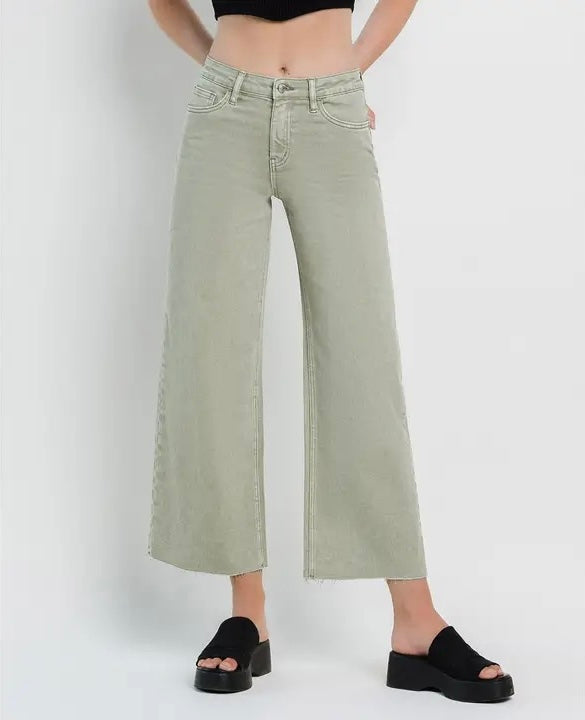 Olivia High Rise Wide Leg Jean