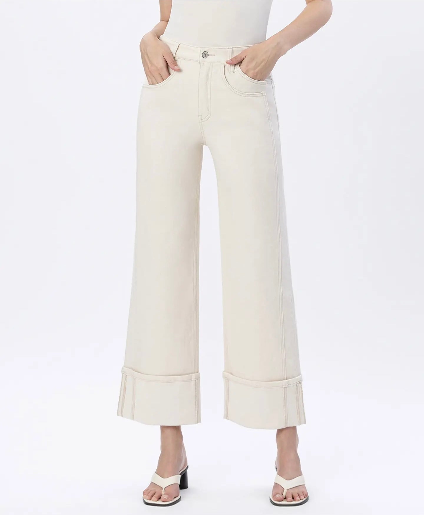 Olivia High Rise Wide Leg Jean