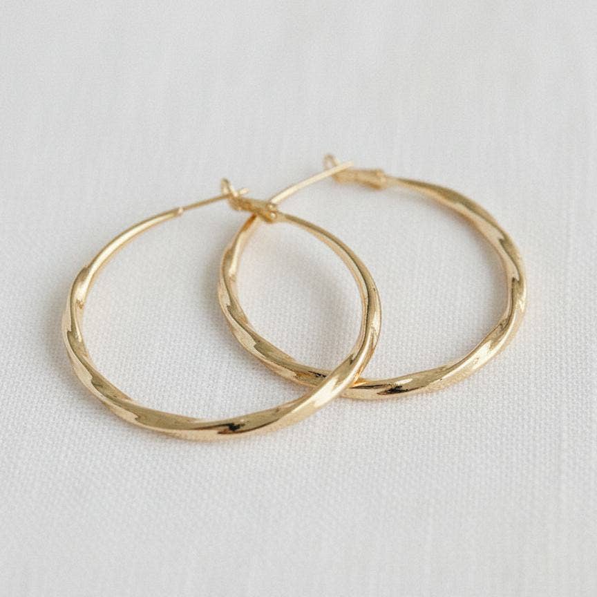 Timeless Twist Hoops