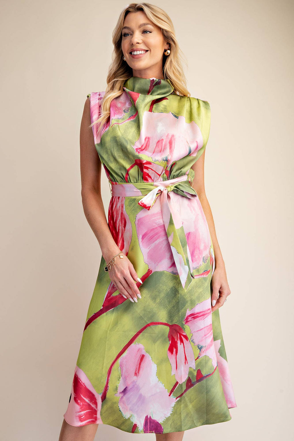 Garden Muse Midi Dress